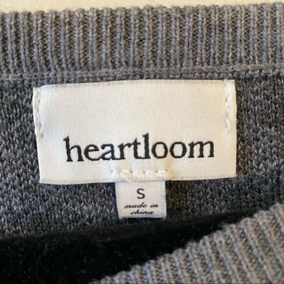 ANTHROPOLOGIE/HEARTLOOM Hera Leopard Print Charcoal Sweater (Size:Small) - Picture 10 of 10